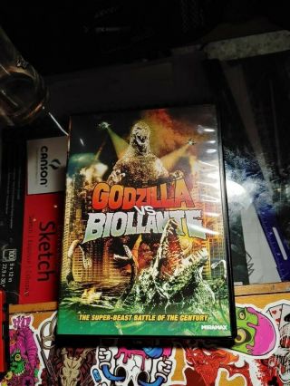 Godzilla Vs.  Biollante (dvd,  2012) Rare Godzilla Movie Heisei 1989