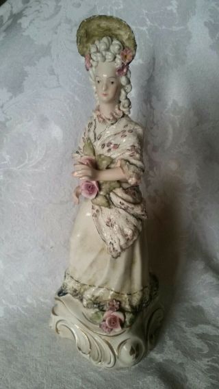 Vintage Rare Cordey Lady Figurine Figurine 11 " 5087 Outstanding