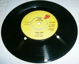 Very Rare Demo Peter Tosh 7 " Vinyl 