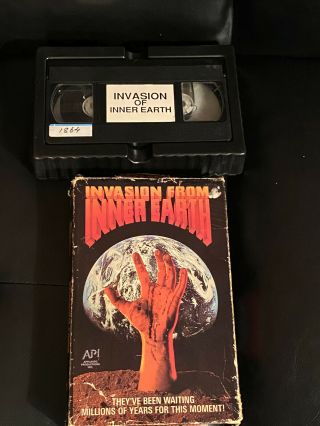 Invasion From Inner Earth - Big Box - 1974 Alien,  Horror Rare Video