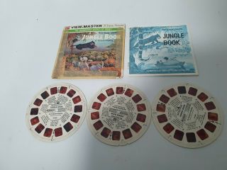 View Master The Jungle Book Disney Viewmaster Reel Rare Vintage Reels