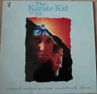 The Karate Kid Part Iii Soundtrack Vinyl Lp - Rare Bill Conti,  Glenn Medeiros