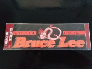 Rare Vintage Bruce Lee Enter The Dragon Book Mark From Japan