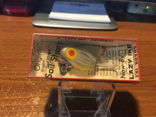 Vintage Lazy Ike Sail Shark Lure 1 - 1/2 " Long In Pkg Usa Made