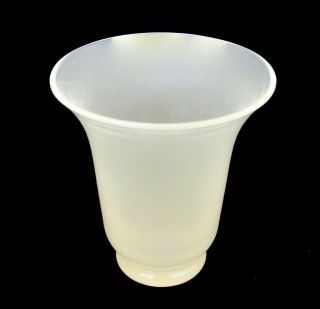 Rare Signed 20th Century Murano Cenedese Art Glass Vase Pale Lemon