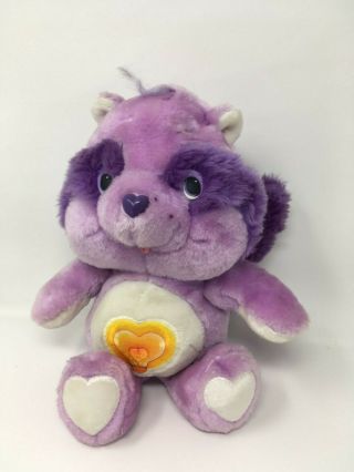 Vintage 1980’s Care Bears Cousins BRIGHT HEART RACOON Kenner American Greeting 2