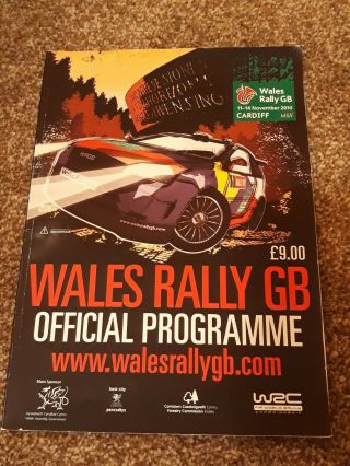 2010 Wrc Wales Rally Gb Programme - Kimi Raikkonen - Ice Man.  Signed In Person.  Rare
