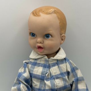 Gerber Baby Boy Doll 13.  5 Inches 1972 Vintage Vinyl