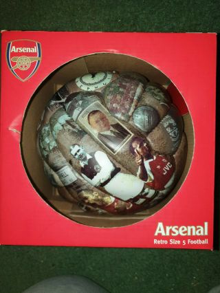 Rare Boxed Official Arsenal Retro Football
