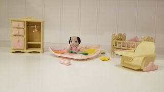 Rare Retired Calico Critters Sylvanian Families Baby 