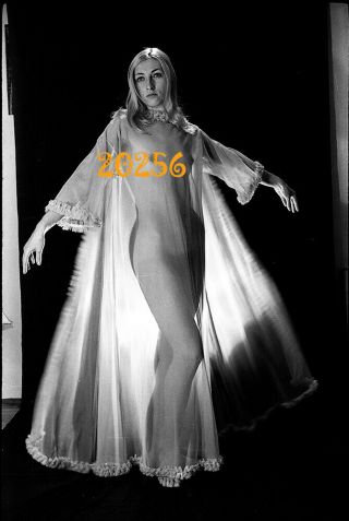 Semi Nude Girl In Strange Light,  1970s Vintage Fine Art Negative
