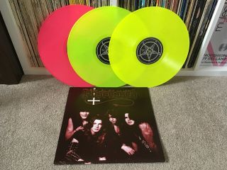 Possessed The Demos 1984 - 1993 X3 Lp Rare Pink,  Lime Green & Yellow Vgc
