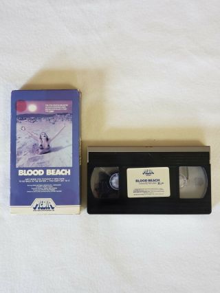 Rare Blood Beach Vhs - Media Home Entertainment - Horror Cult Gore