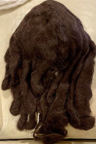85 14 " Antique Fine Mohair Doll Wig For Antique Bisque Doll
