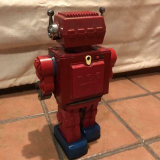 Japan Horikawa Jumbo Mars the Great Robot Vintage Tin Toy Very Rare 3