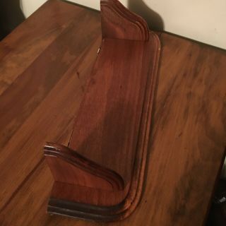 Vintage Solid Wood Wall Shelf Plate Groove 20 