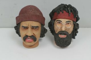 Rare Cheech And Chong Up In Smoke Stash Jars By Neca Pre - Owned