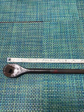 Vintage Antique Plumb Plvmb 1/2 " Inch Socket Wrench,  Ratchet,  5449,  Usa,  10.  5 " Tool