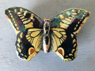 Rare & Bijou Royal Winton Grimwades Swallowtail Butterfly Lustre Trinket Box