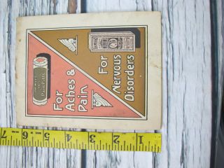 Early 1900s Antique Dr.  Miles Anti Pain Pills Useful Ideas Advertising Booklet 3