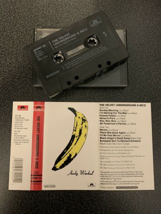 The Velvet Underground & Nico - Self - Titled (rare Uk Cassette Tape: Spemc 20)