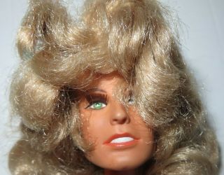 Farrah Fawcett Mego 1975 Vintage Doll Head Only - Replacement Part