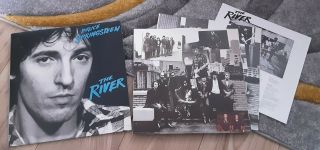 Bruce Springsteen - The River - Rare Uk Double 12 " Vinyl Lp Set With