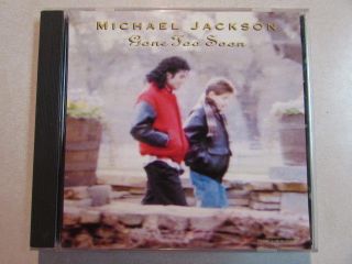 Michael Jackson Gone Too Soon 1993 Epic Us Promo Cd Single Esk5562 Very Rare Oop