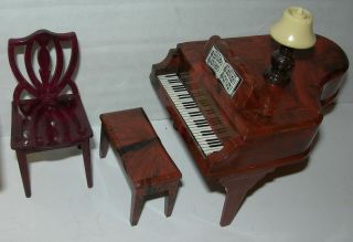 Vintage Renwal & Ideal Plastic Dollhouse Furniture & Accessories 2