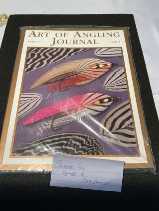 Collectable Signed By Ora Smith,  Schmookler And Sils Fly Tying Rare