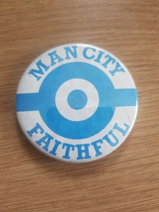 Rare Old Manchester City Football Club Pin Badge