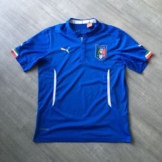 Italy Italia Puma Home Football Shirt 2014 2015 2016 Medium Rare Vgc