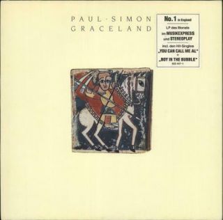 Paul Simon Graceland Rare 1986 German Warners 11 - Track Vinyl Lp Near