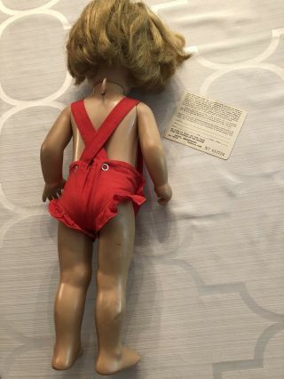 1960 ' S CHATTY CATHY DOLL Blonde Hair,  Blue Eyes,  Soft Face (Pulls,  but Mute) 3