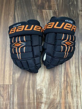 Bauer Nexus 1000 Pro Stock Hockey Gloves Size 12 Anaheim Rare Size