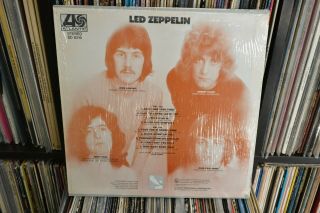 Led Zeppelin Self Title 1969 Atlantic St 8216 Rare Unplayed Shrink M - 3