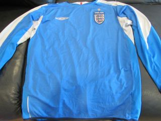 2004 England Goalkeepers Football Shirt - Xl - Rare Long Sleeves