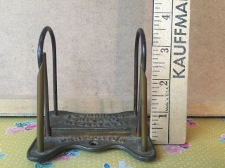 Antique Store Receipt Spike.  J S Shannon Cast Iron Base.  Patented 1879