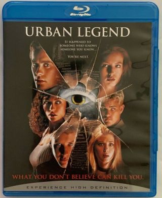 Urban Legend Blu Ray Rare Oop World Wide Buy It Now Horror Thrille