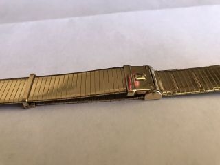 Rare Vintage Champion Gold - Filled Nasa Omega Speed Master Watch Band 19mm