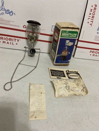 Vintage Century Primus Mighty Lite Propane Lantern Model 5400 With Box