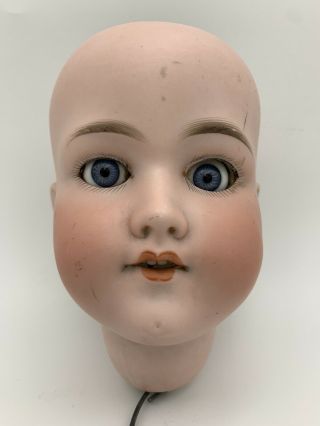 24” Antique German Doll Bisque Head Part Blue Glass Sleep Eyes Armand Marsaille