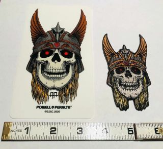 Powell Peralta Andy Anderson Patch And Sticker