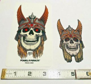 POWELL PERALTA ANDY ANDERSON PATCH AND STICKER 2