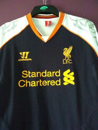 Liverpool Away Football Shirt (3rd Shirt) 2012/13 Size Xl Warrior Rare