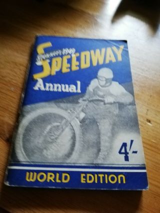 Rare 1949 Stenners Speedway Annual