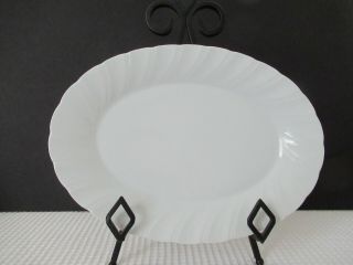 Yorkshire Fine Porcelain China Japan Swirled 12 " Oval Serving Platter