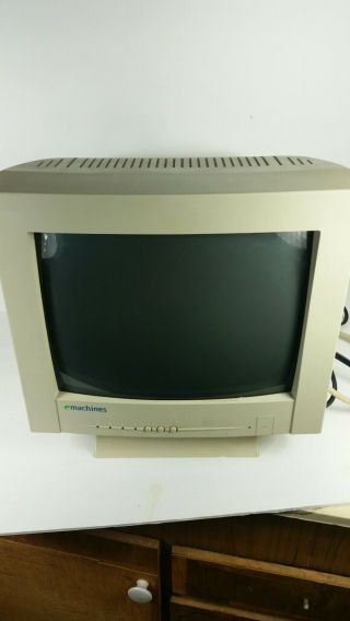 Rare Vintage Gaming Emachines Eview 14s Vga Computer Monitor 1998