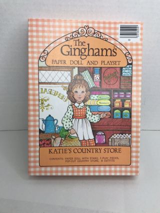 1978 The Ginghams Paper Doll Playset Katie 