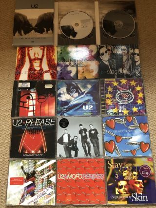 U2 - 12 Cd Singles And The Best Of Dvd 2 Disc The Fly Popheart Ep Mofo Stay Rare